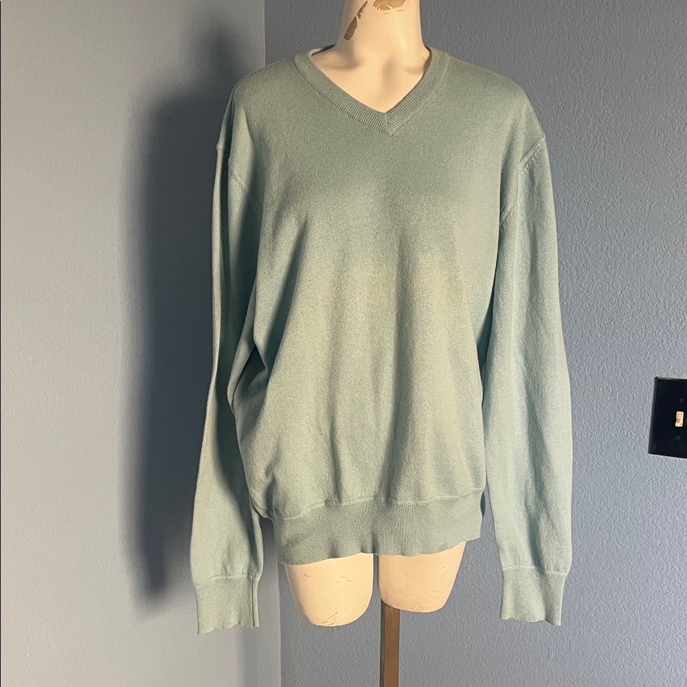 Life After Denim Light Blue V-Neck Sweater